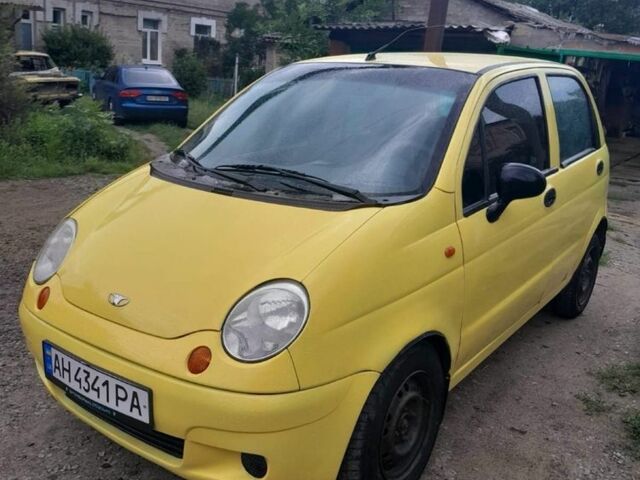 Желтый Дэу Матиз, объемом двигателя 0.8 л и пробегом 120 тыс. км за 2600 $, фото 4 на Automoto.ua
