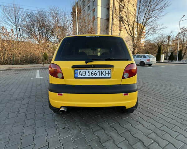 Жовтий Деу Матіз, об'ємом двигуна 0.8 л та пробігом 90 тис. км за 2799 $, фото 4 на Automoto.ua