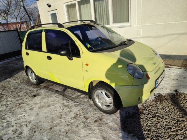 Желтый Дэу Матиз, объемом двигателя 0.8 л и пробегом 54 тыс. км за 2800 $, фото 1 на Automoto.ua