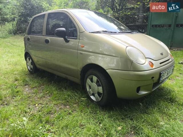Желтый Дэу Матиз, объемом двигателя 0.8 л и пробегом 185 тыс. км за 1500 $, фото 2 на Automoto.ua