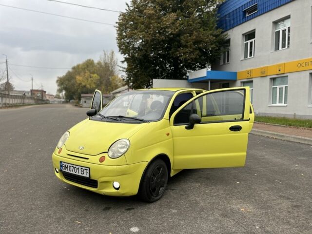 Желтый Дэу Матиз, объемом двигателя 0.8 л и пробегом 115 тыс. км за 2400 $, фото 14 на Automoto.ua