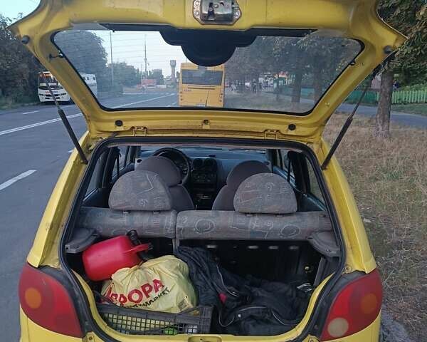 Жовтий Деу Матіз, об'ємом двигуна 0.8 л та пробігом 173 тис. км за 1900 $, фото 8 на Automoto.ua