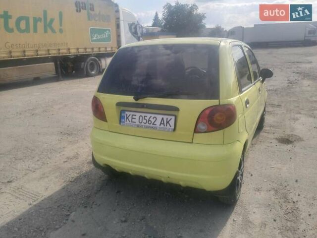 Жовтий Деу Матіз, об'ємом двигуна 0.8 л та пробігом 170 тис. км за 3500 $, фото 3 на Automoto.ua