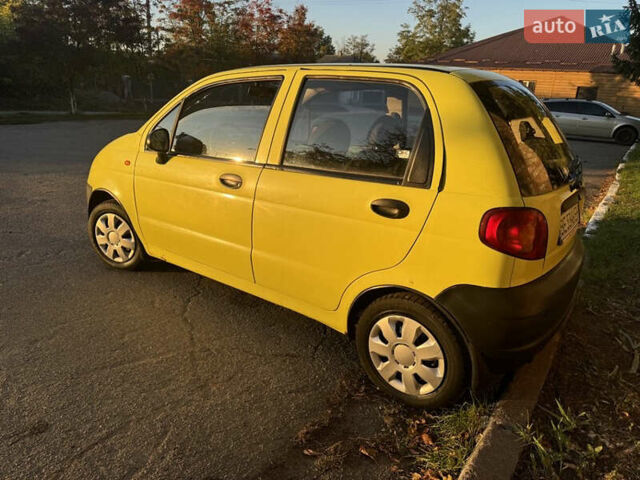 Жовтий Деу Матіз, об'ємом двигуна 0.8 л та пробігом 140 тис. км за 1500 $, фото 2 на Automoto.ua