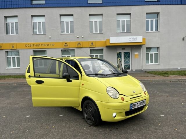 Желтый Дэу Матиз, объемом двигателя 0.8 л и пробегом 115 тыс. км за 2400 $, фото 15 на Automoto.ua
