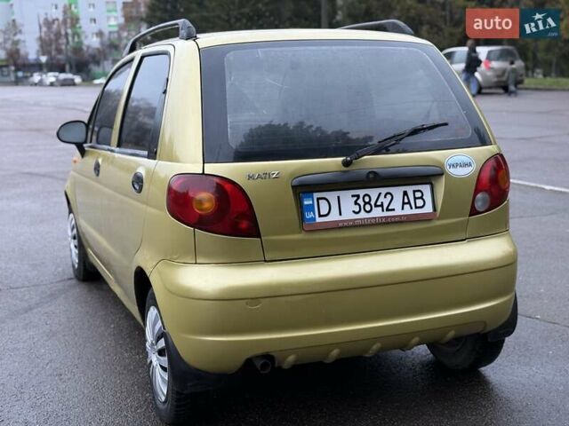 Желтый Дэу Матиз, объемом двигателя 0.8 л и пробегом 115 тыс. км за 1950 $, фото 18 на Automoto.ua