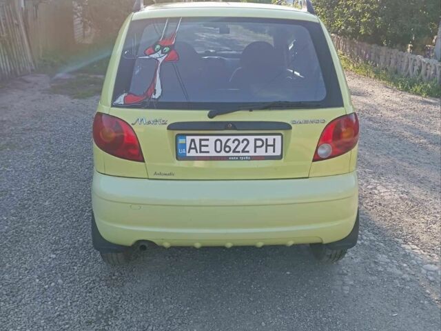 Желтый Дэу Матиз, объемом двигателя 0.8 л и пробегом 125 тыс. км за 3300 $, фото 4 на Automoto.ua