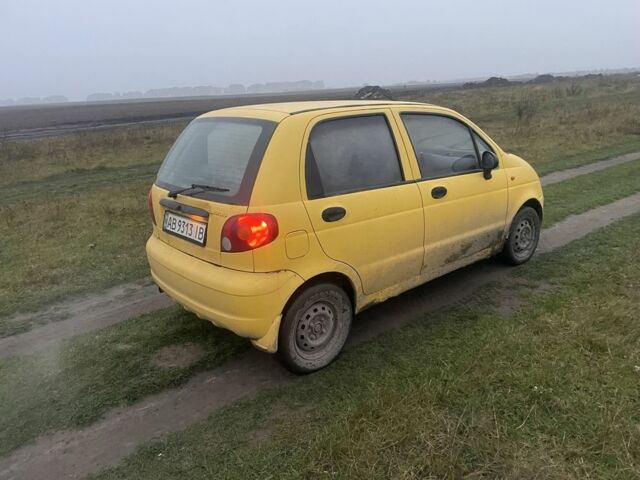 Жовтий Деу Матіз, об'ємом двигуна 0.8 л та пробігом 198 тис. км за 600 $, фото 2 на Automoto.ua