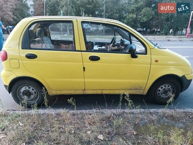 Жовтий Деу Матіз, об'ємом двигуна 0.8 л та пробігом 173 тис. км за 1900 $, фото 7 на Automoto.ua