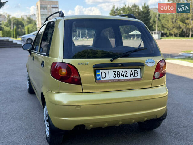 Желтый Дэу Матиз, объемом двигателя 0.8 л и пробегом 112 тыс. км за 2499 $, фото 22 на Automoto.ua