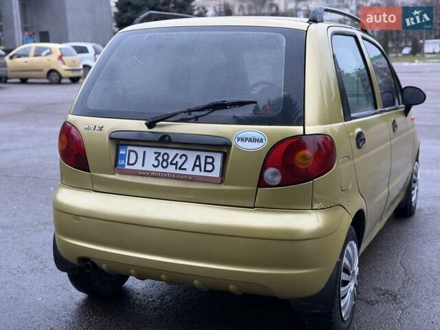 Желтый Дэу Матиз, объемом двигателя 0.8 л и пробегом 115 тыс. км за 1950 $, фото 16 на Automoto.ua