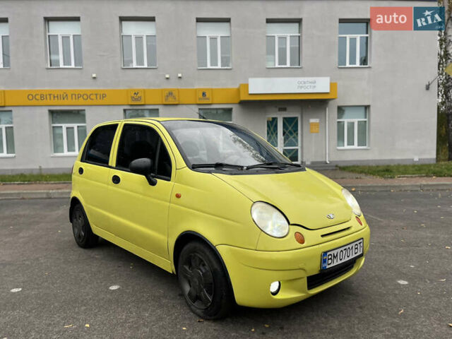 Желтый Дэу Матиз, объемом двигателя 0.8 л и пробегом 120 тыс. км за 2400 $, фото 10 на Automoto.ua