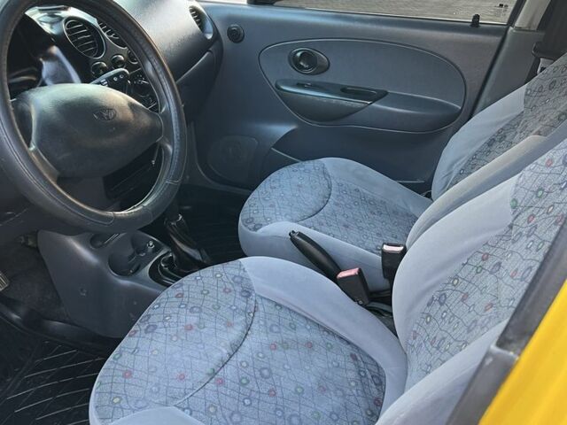 Желтый Дэу Матиз, объемом двигателя 0.8 л и пробегом 93 тыс. км за 2999 $, фото 6 на Automoto.ua