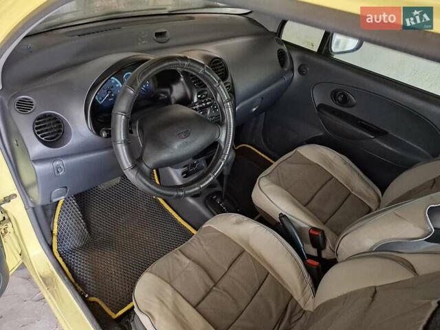 Жовтий Деу Матіз, об'ємом двигуна 0.8 л та пробігом 90 тис. км за 3200 $, фото 5 на Automoto.ua