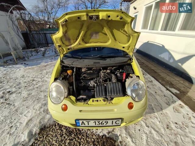 Желтый Дэу Матиз, объемом двигателя 0.8 л и пробегом 5 тыс. км за 2800 $, фото 12 на Automoto.ua