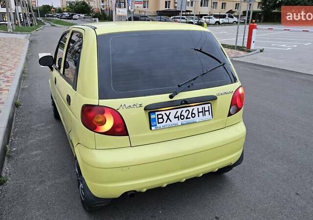 Жовтий Деу Матіз, об'ємом двигуна 0.8 л та пробігом 135 тис. км за 2750 $, фото 9 на Automoto.ua