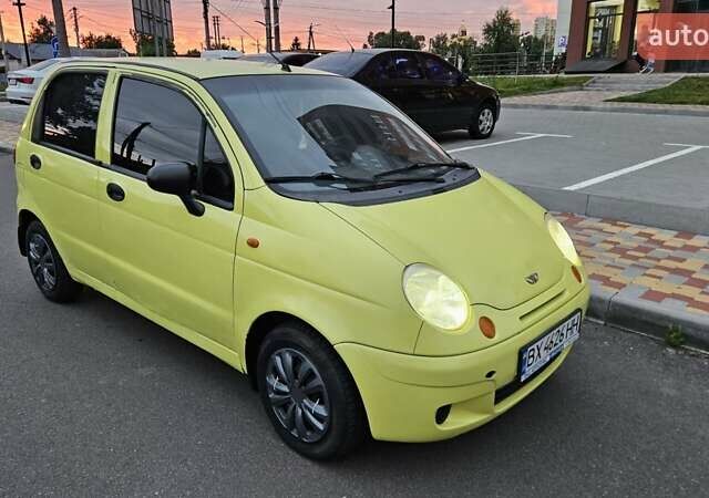 Жовтий Деу Матіз, об'ємом двигуна 0.8 л та пробігом 135 тис. км за 2750 $, фото 7 на Automoto.ua