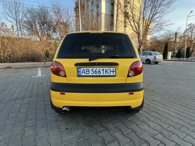 Желтый Дэу Матиз, объемом двигателя 0.8 л и пробегом 93 тыс. км за 2999 $, фото 3 на Automoto.ua
