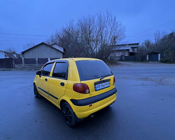 Желтый Дэу Матиз, объемом двигателя 0.8 л и пробегом 93 тыс. км за 2999 $, фото 5 на Automoto.ua