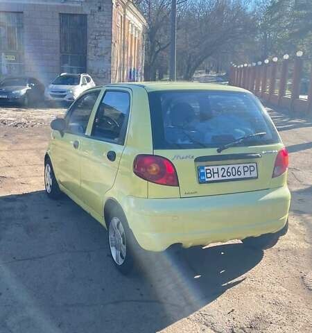 Желтый Дэу Матиз, объемом двигателя 0.8 л и пробегом 56 тыс. км за 2500 $, фото 6 на Automoto.ua