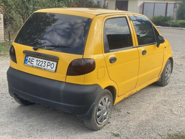 Жовтий Деу Матіз, об'ємом двигуна 0.8 л та пробігом 118 тис. км за 1250 $, фото 4 на Automoto.ua