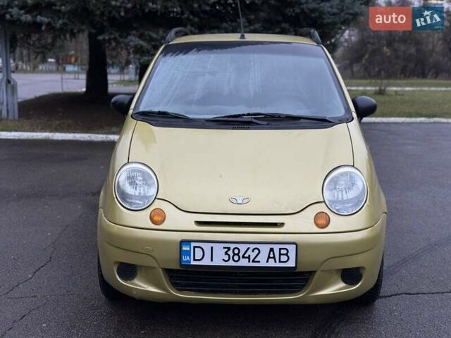 Желтый Дэу Матиз, объемом двигателя 0.8 л и пробегом 115 тыс. км за 1950 $, фото 7 на Automoto.ua