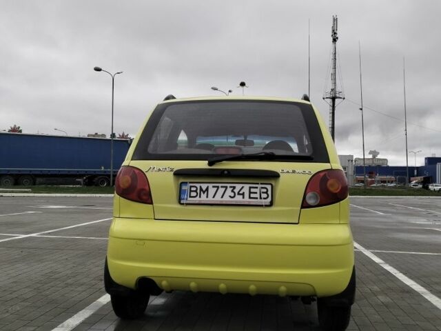 Желтый Дэу Матиз, объемом двигателя 0.8 л и пробегом 105 тыс. км за 2800 $, фото 5 на Automoto.ua