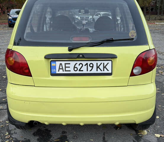 Дэу Матиз 2008 в Днепре (Днепропетровске) на Automoto.ua Желтый Дэу Матиз, объемом двигателя 0.8 л и пробегом 202 тыс. км за 2999 $, фото 10 на Automoto.ua