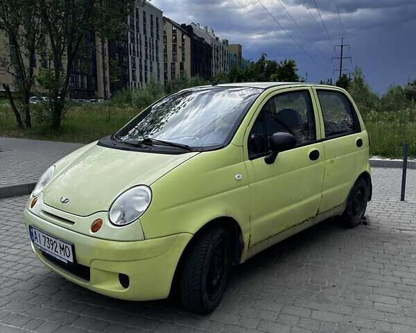 Желтый Дэу Матиз, объемом двигателя 0.8 л и пробегом 89 тыс. км за 2150 $, фото 1 на Automoto.ua