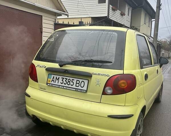 Жовтий Деу Матіз, об'ємом двигуна 0.8 л та пробігом 80 тис. км за 2100 $, фото 5 на Automoto.ua