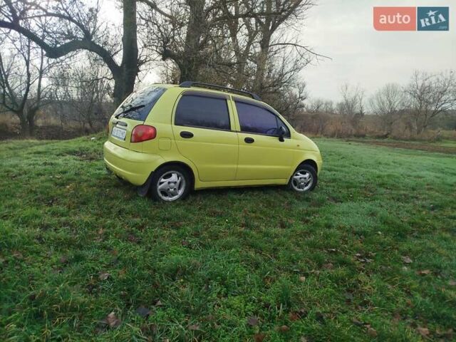 Жовтий Деу Матіз, об'ємом двигуна 0.8 л та пробігом 195 тис. км за 2850 $, фото 3 на Automoto.ua