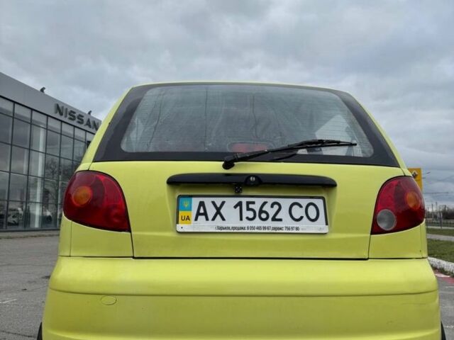 Жовтий Деу Матіз, об'ємом двигуна 0.8 л та пробігом 120 тис. км за 2500 $, фото 4 на Automoto.ua