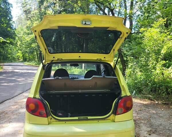 Желтый Дэу Матиз, объемом двигателя 0.8 л и пробегом 93 тыс. км за 2650 $, фото 15 на Automoto.ua