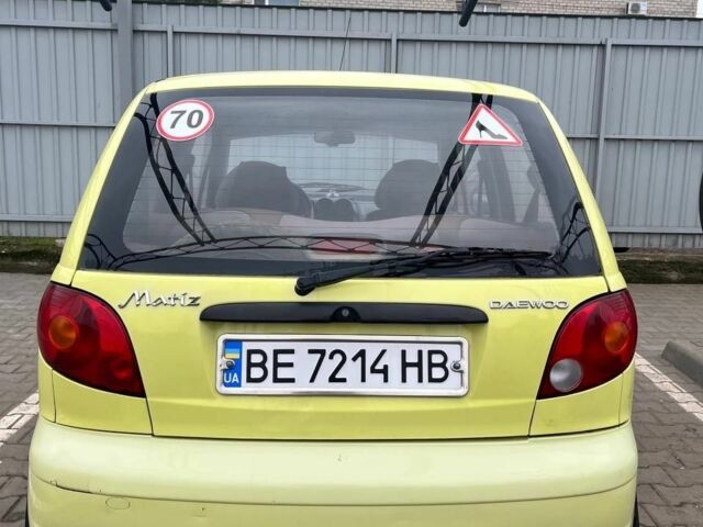 Жовтий Деу Матіз, об'ємом двигуна 0.8 л та пробігом 150 тис. км за 2400 $, фото 7 на Automoto.ua