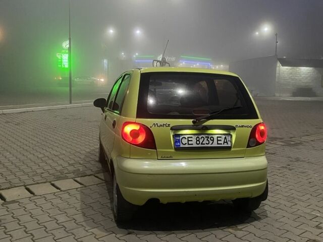Желтый Дэу Матиз, объемом двигателя 0.8 л и пробегом 77 тыс. км за 2800 $, фото 3 на Automoto.ua
