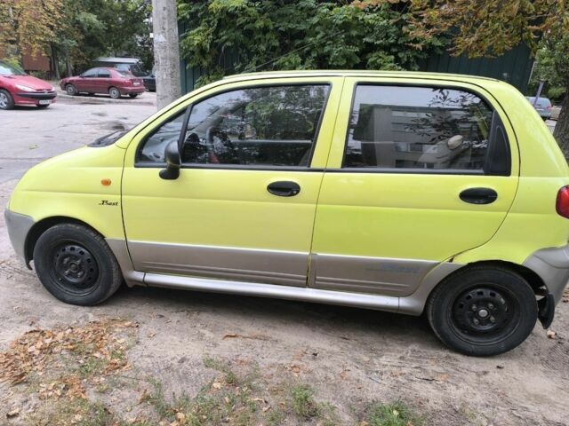 Жовтий Деу Матіз, об'ємом двигуна 1 л та пробігом 116 тис. км за 2100 $, фото 9 на Automoto.ua