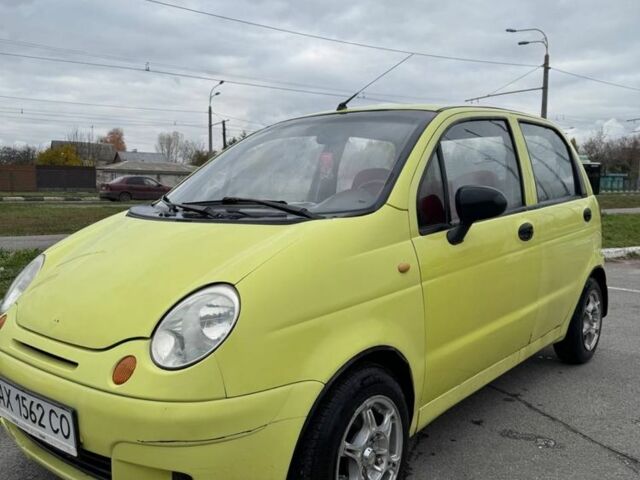 Жовтий Деу Матіз, об'ємом двигуна 0.8 л та пробігом 120 тис. км за 2500 $, фото 1 на Automoto.ua