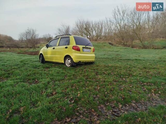 Жовтий Деу Матіз, об'ємом двигуна 0.8 л та пробігом 195 тис. км за 2850 $, фото 1 на Automoto.ua