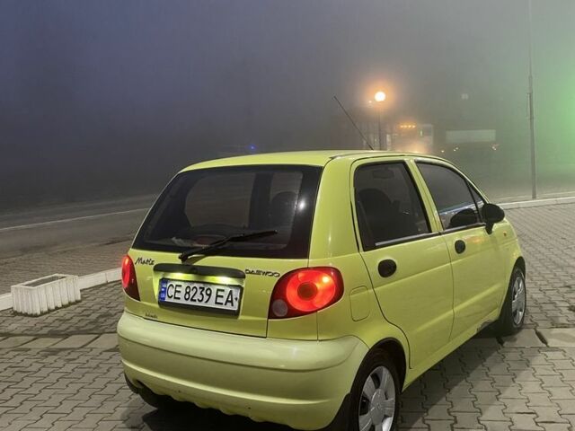 Желтый Дэу Матиз, объемом двигателя 0.8 л и пробегом 77 тыс. км за 2800 $, фото 2 на Automoto.ua