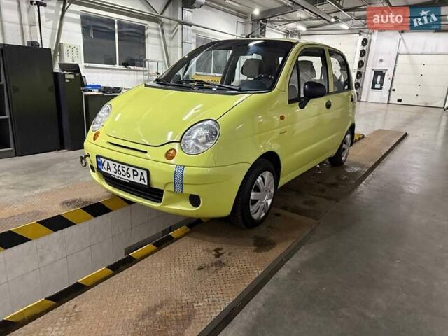Жовтий Деу Матіз, об'ємом двигуна 0.8 л та пробігом 104 тис. км за 3700 $, фото 1 на Automoto.ua