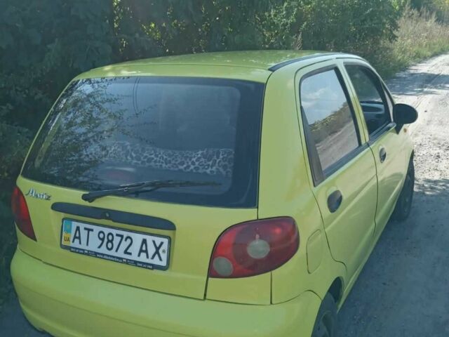 Жовтий Деу Матіз, об'ємом двигуна 0.8 л та пробігом 220 тис. км за 2300 $, фото 2 на Automoto.ua