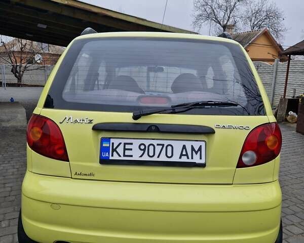 Желтый Дэу Матиз, объемом двигателя 0.8 л и пробегом 138 тыс. км за 3500 $, фото 4 на Automoto.ua