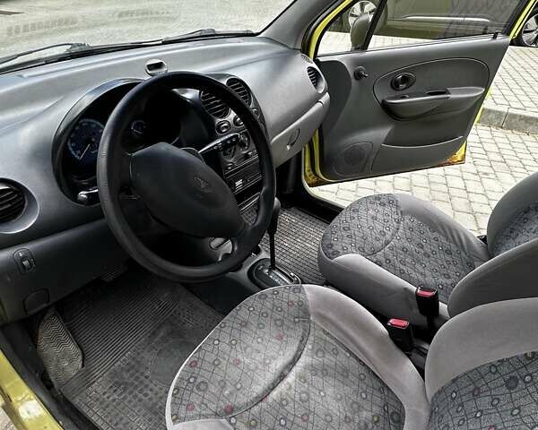 Желтый Дэу Матиз, объемом двигателя 0.8 л и пробегом 89 тыс. км за 2150 $, фото 8 на Automoto.ua