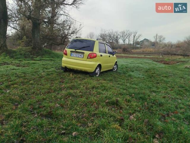 Жовтий Деу Матіз, об'ємом двигуна 0.8 л та пробігом 195 тис. км за 2850 $, фото 5 на Automoto.ua