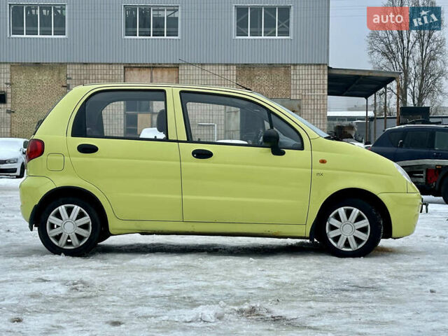 Жовтий Деу Матіз, об'ємом двигуна 0.8 л та пробігом 105 тис. км за 3400 $, фото 5 на Automoto.ua