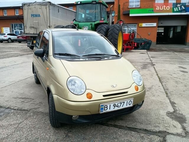 Жовтий Деу Матіз, об'ємом двигуна 0.8 л та пробігом 99 тис. км за 1699 $, фото 6 на Automoto.ua