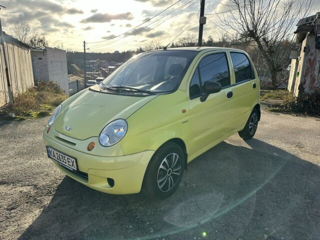 Желтый Дэу Матиз, объемом двигателя 0.8 л и пробегом 94 тыс. км за 2600 $, фото 2 на Automoto.ua