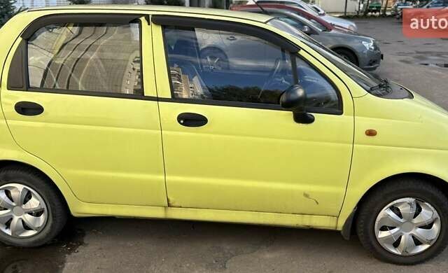 Жовтий Деу Матіз, об'ємом двигуна 0.8 л та пробігом 44 тис. км за 3200 $, фото 2 на Automoto.ua
