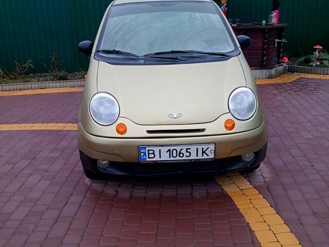 Жовтий Деу Матіз, об'ємом двигуна 0.8 л та пробігом 111 тис. км за 2000 $, фото 1 на Automoto.ua