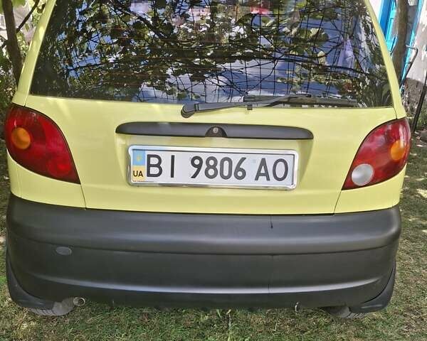 Жовтий Деу Матіз, об'ємом двигуна 0.8 л та пробігом 20 тис. км за 3600 $, фото 3 на Automoto.ua